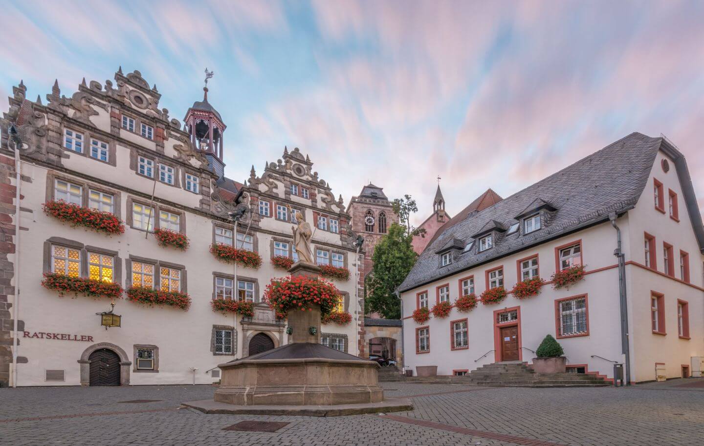 Homelift-Beratung für Bad Hersfeld Historische Altstadt mit Rathaus in Bad Hersfeld