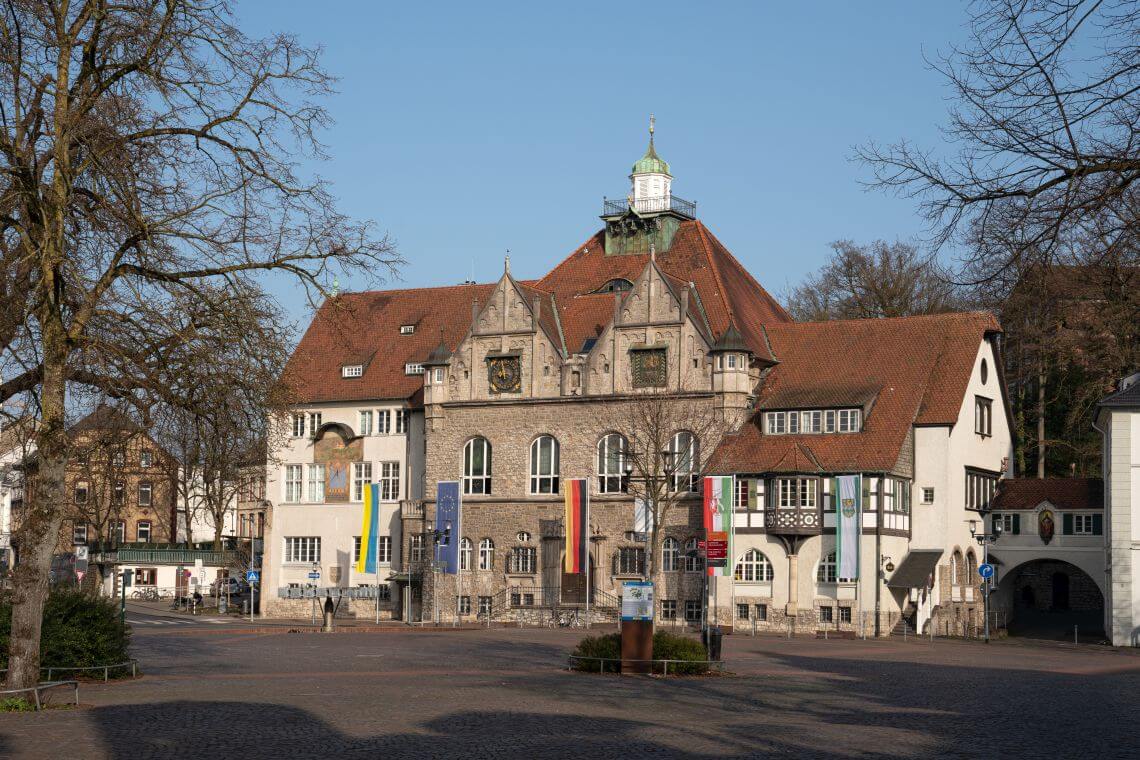Rathausgebäude in Bergisch Gladbach