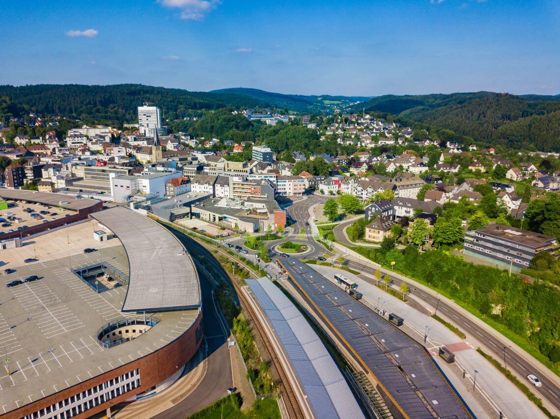 Blick auf Gummersbach