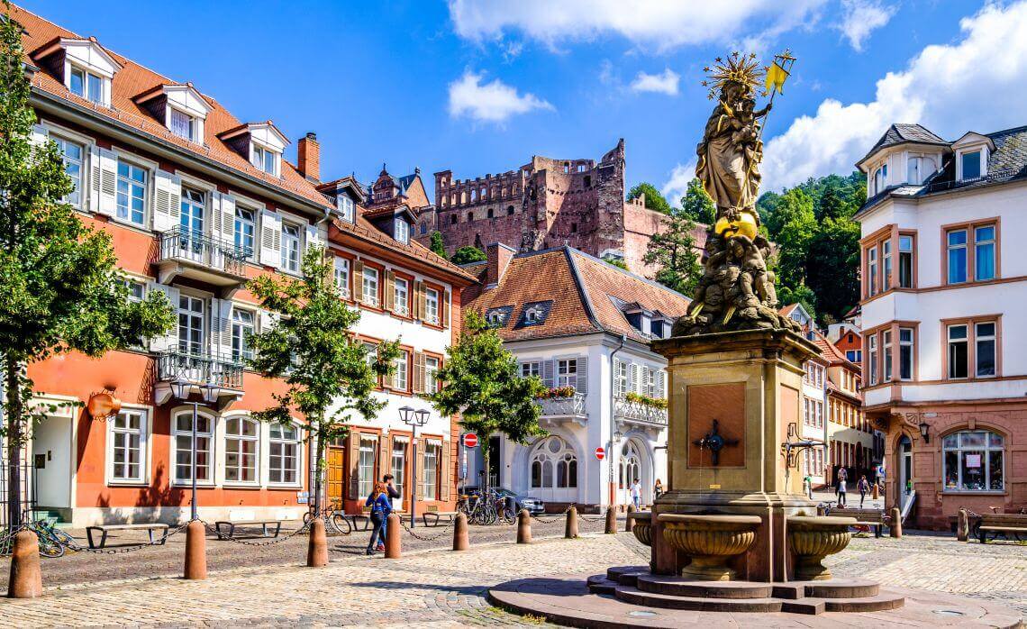 Altstadt in Heidelberg