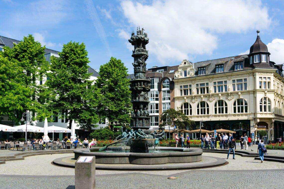 Historiensäule in Koblenz