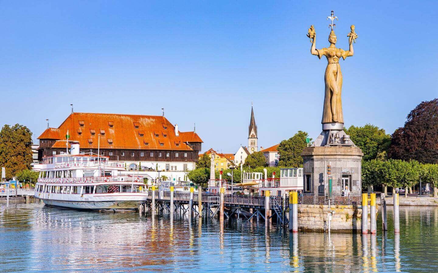 Imperia-Statue in Konstanz am Bodensee