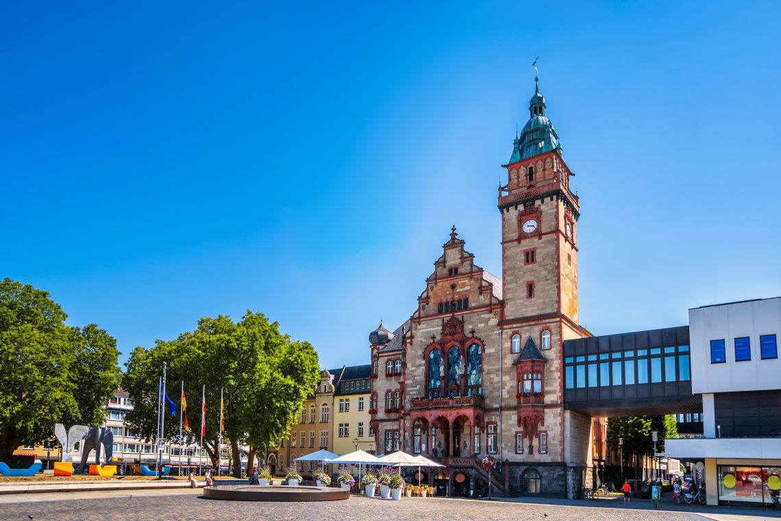 Marktplatz in Mönchengladbach Rheydt