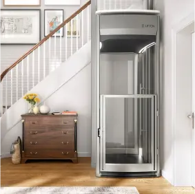 Einbaubeispiel des LiftonTRIO in einem Treppenauge